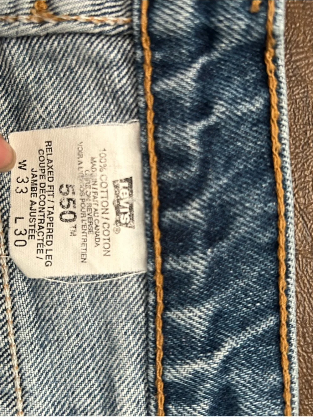 Levi's Men's Straight Leg Blue Denim Jeans